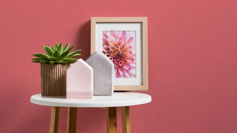 Vliestapete Floral Impression Uni Klassisch Rot 502