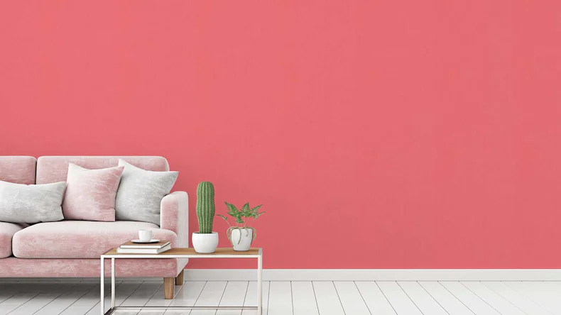 Vliestapete Floral Impression Uni Klassisch Rot 502