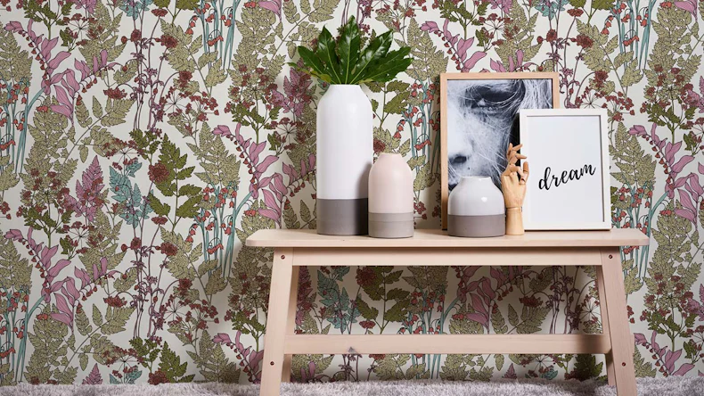 Vliestapete Floral Impression Blumen & Natur Retro Bunt 513