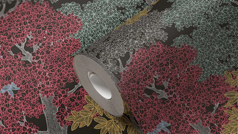 Vliestapete Floral Impression Blumen & Natur Retro Braun 532