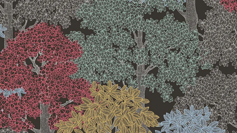 Vliestapete Floral Impression Blumen & Natur Retro Braun 532