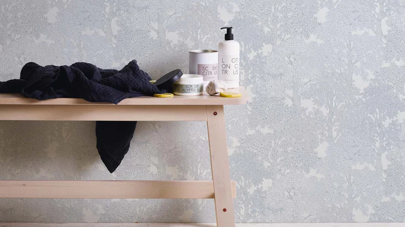 Vliestapete Floral Impression Blumen & Natur Retro Grau 536