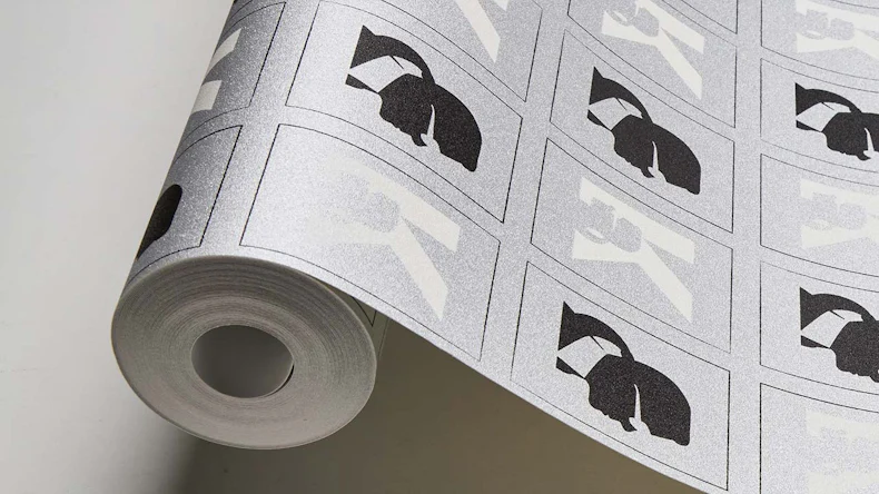 Carta da parati Karl Lagerfeld immagini moderne argento 424