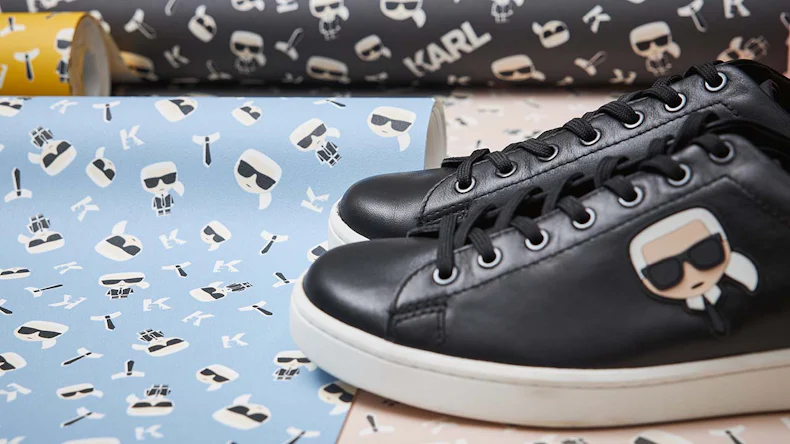 Carta da parati Karl Lagerfeld immagini Blu moderno 431