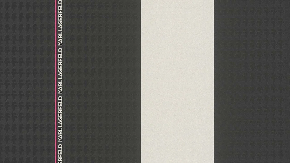 Vinyl wallpaper Karl Lagerfeld pictures modern black 482
