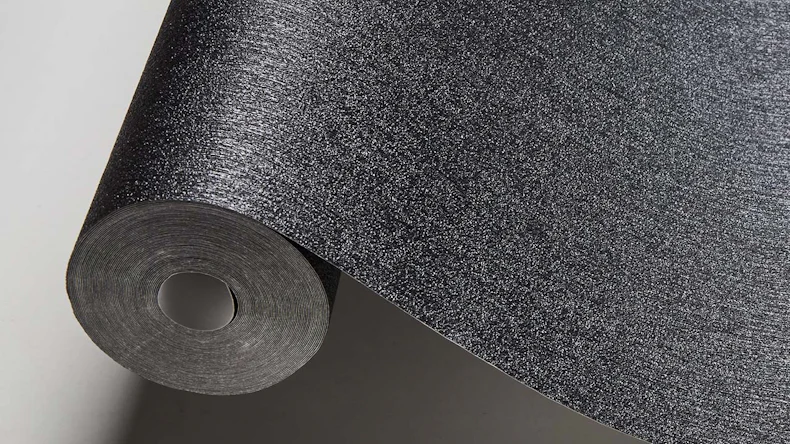 Carta da parati Karl Lagerfeld in tinta unita nero classico 859