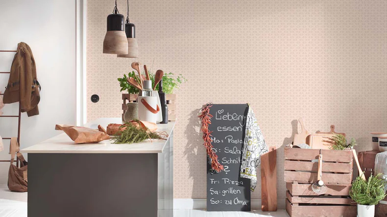 Vinyltapete Trendwall 2 Ornamente Klassisch Rosa 572