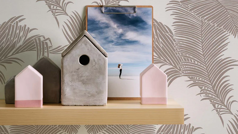 Papier peint vinyle Trendwall 2 Fleurs & Nature Vintage Blanc 592