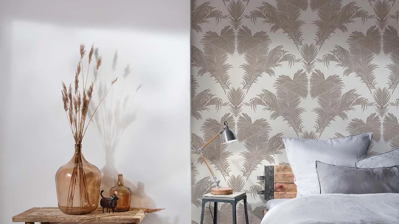 Papier peint vinyle Trendwall 2 Fleurs & Nature Vintage Blanc 592