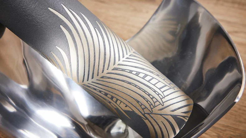 Vinyltapete Trendwall 2 Blumen & Natur Vintage Gold 593