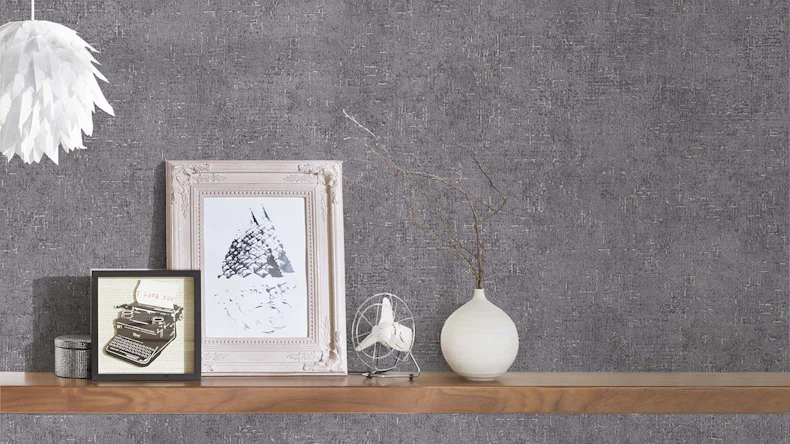 Vinyltapete Trendwall 2 Uni Klassisch Grau 891