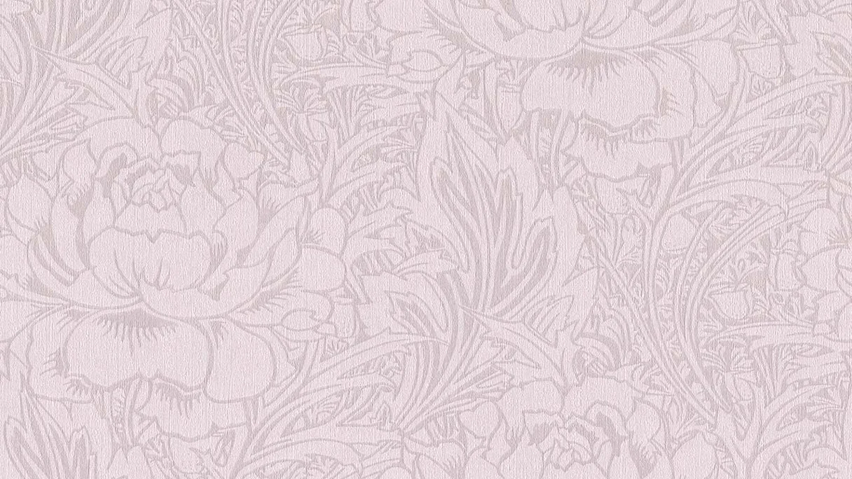 Vinyltapete Mata Hari Blumen & Natur Retro Rosa 922