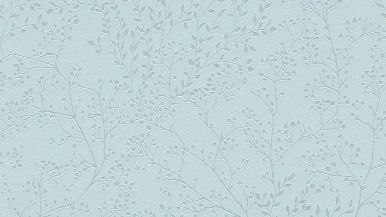 Vinyltapete Trendwall 2 Blumen & Natur Klassisch Türkis 3