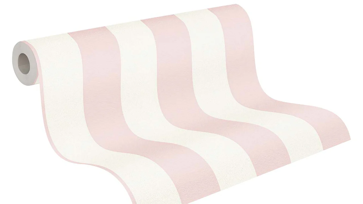 Vinyl wallpaper trendwall 2 stripes classic pink 13