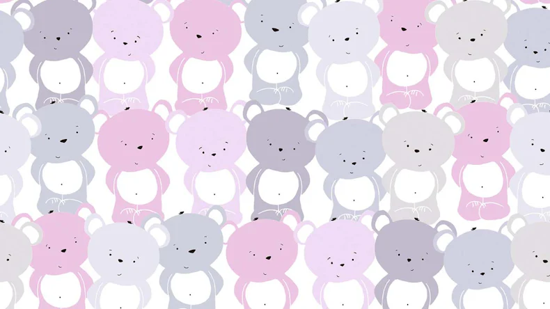 Vliestapete Little Love Bilder Kinder Rosa 292