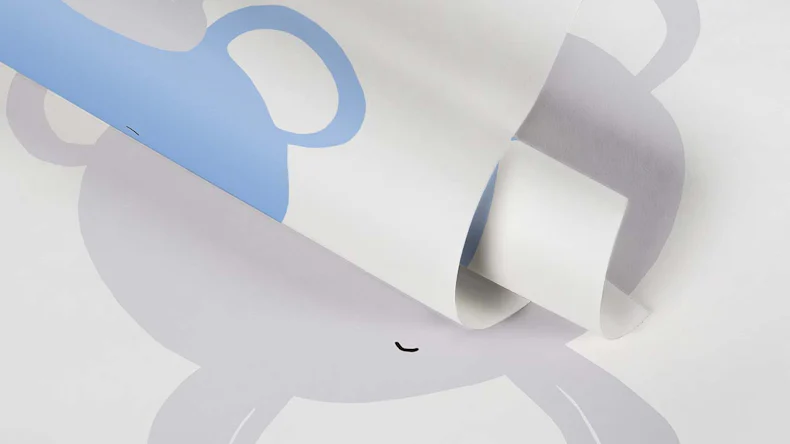 Vliestapete Little Love Bilder Kinder Blau 361