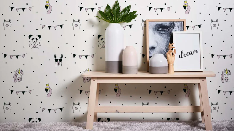 Vliestapete Little Love Bilder Kinder Rosa 381