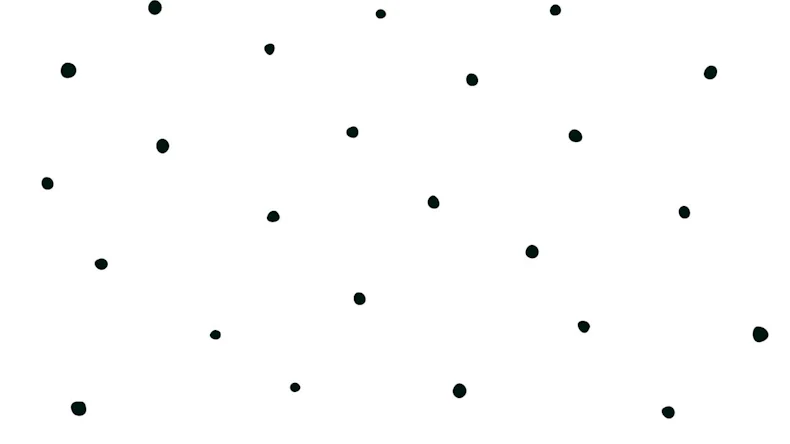 Vliestapete Little Love Punkte Klassisch Schwarz 391