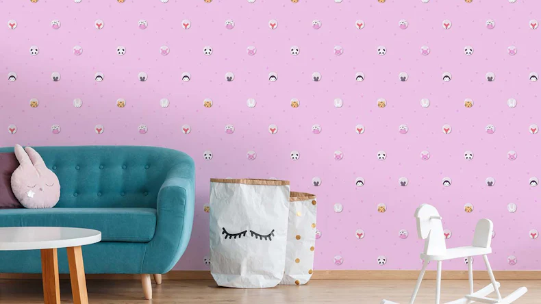 Vliestapete Little Love Bilder Kinder Rosa 432