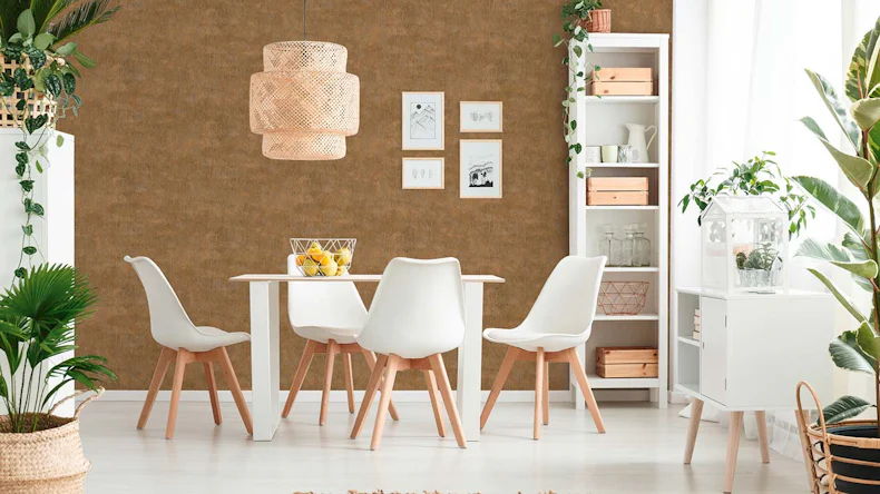 Vinyltapete Titanium 3 Uni Klassisch Kupfer 994