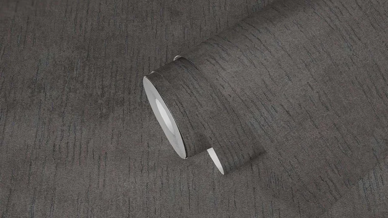 Vinyltapete Titanium 3 Uni Klassisch Schwarz 995