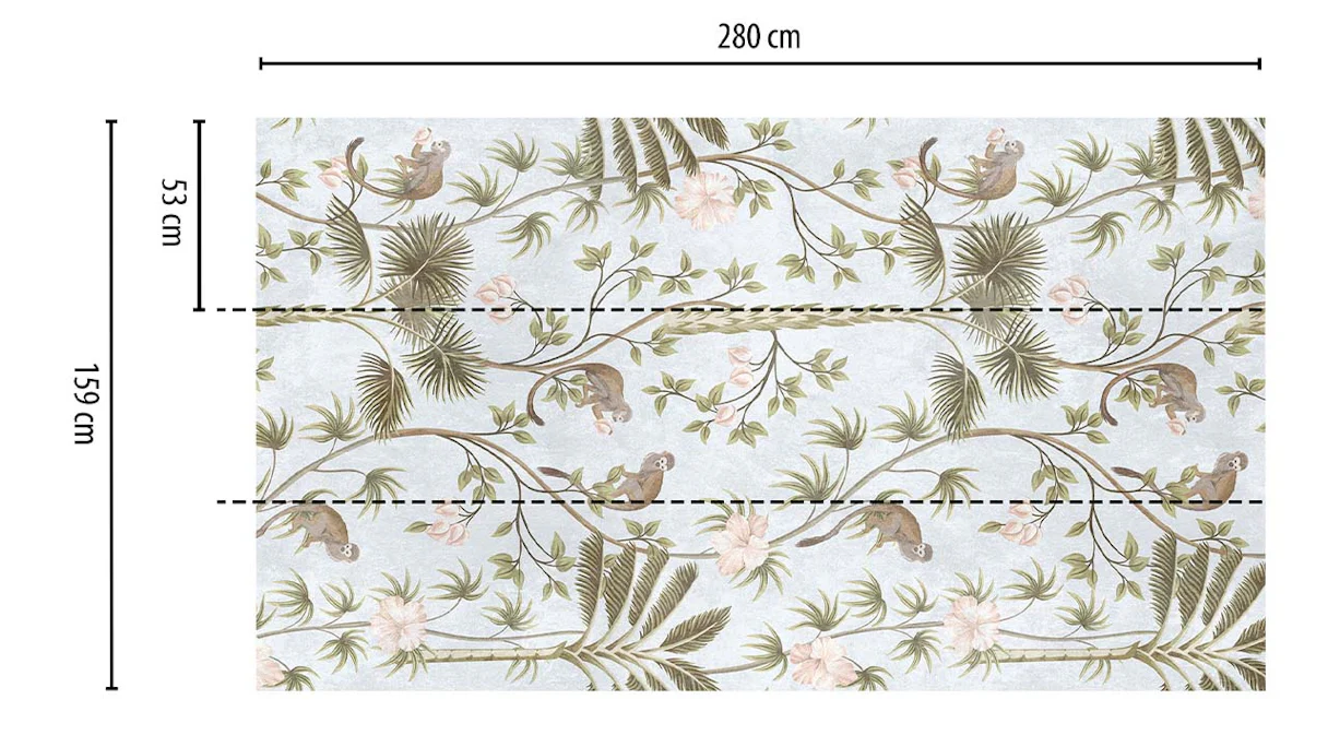 Vinyl Wallpaper The Wall Flowers & Nature Vintage Green 311