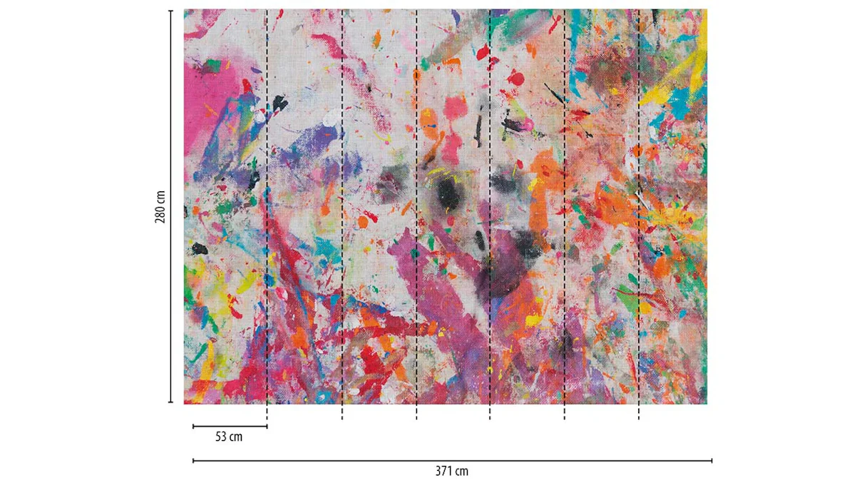 Papier peint vinyle The Wall Tableaux Modern Coloré 521
