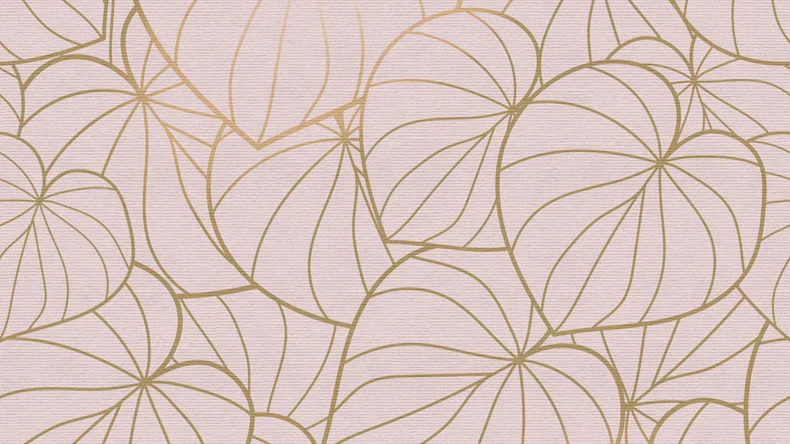 Vinyltapete The Wall Blumen & Natur Modern Rosa 801