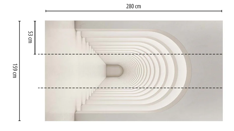 Vinyltapete The Wall Bilder Klassisch Weiß 821