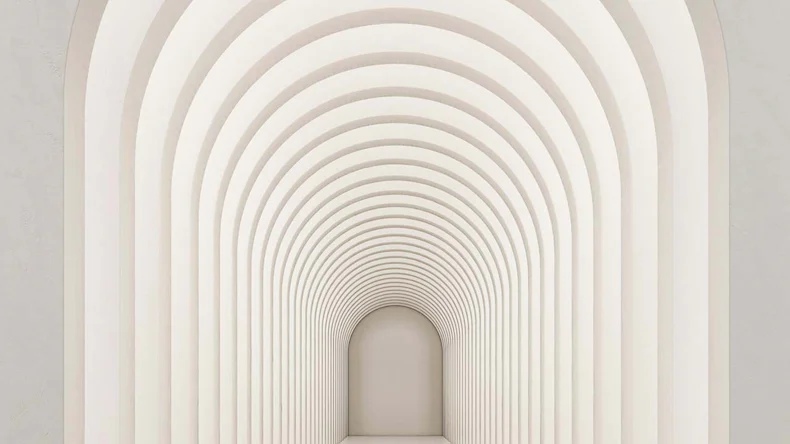 Vinyltapete The Wall Bilder Klassisch Weiß 821