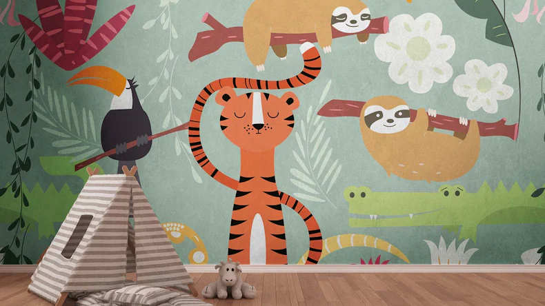 Vinyltapete The Wall Bilder Klassisch Bunt 31