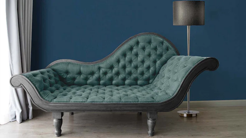 Vliestapete Dream Flowery Uni Klassisch Blau 679