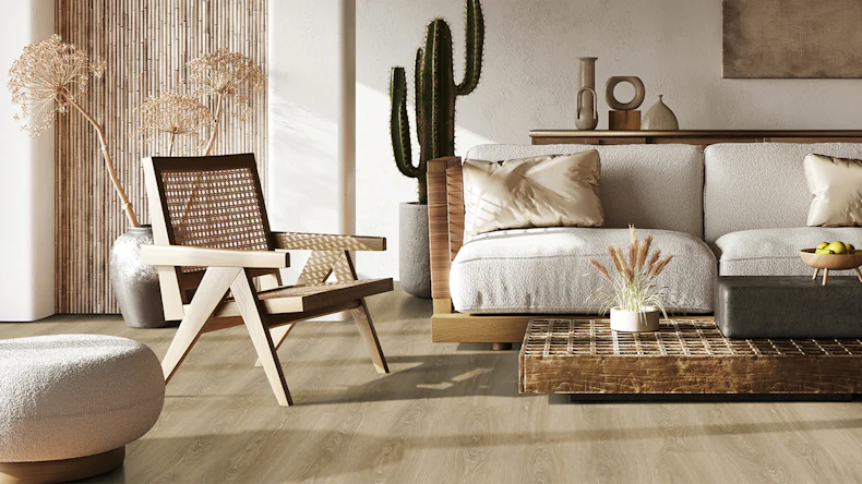 Gerflor Klick Vinyl - Senso Premium Rigid Acoustic Meadow spring honey | Isolamento acustico integrato (39471507)