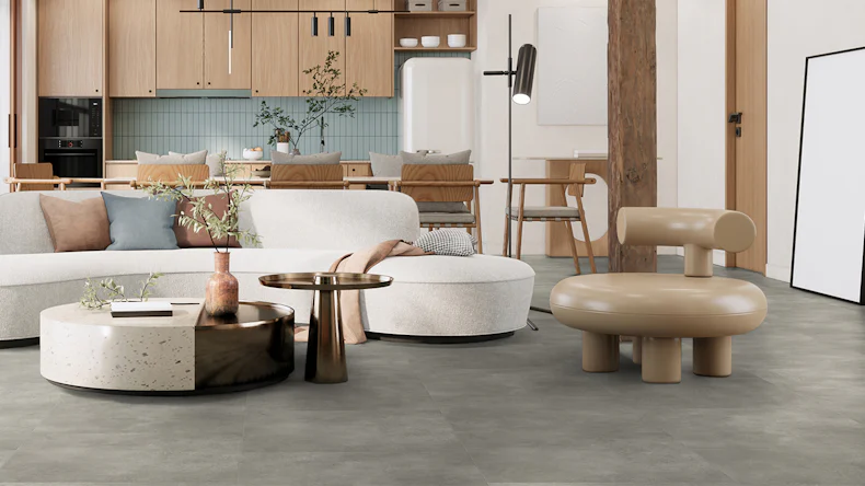 Gerflor Klick Vinyl - Senso Premium Rigid Acoustic Pepper taupe | Isolamento acustico integrato (39480889)