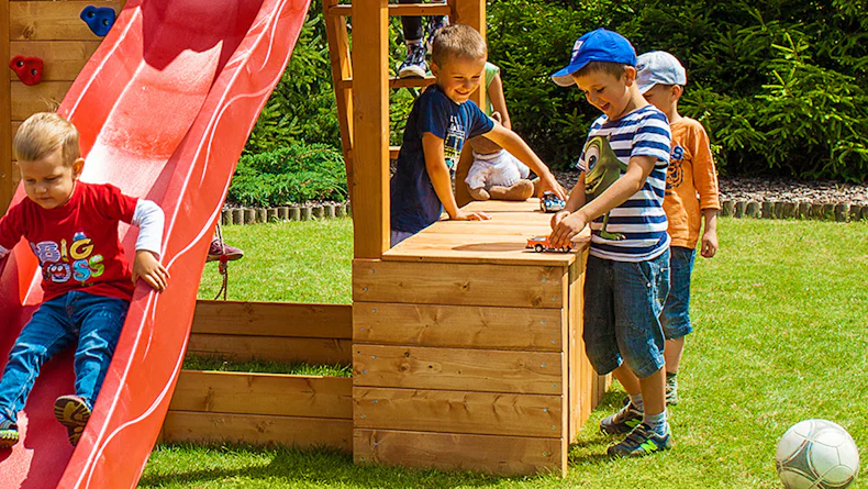 planeo Spielturm Addition - Große Spielzeugbox