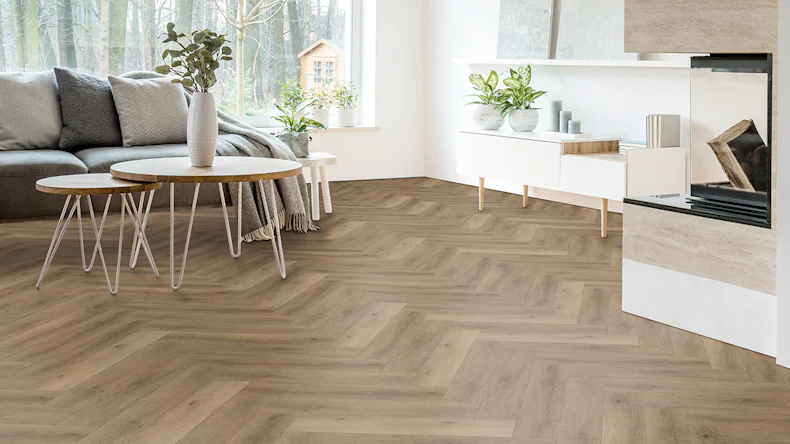 planeo Vinile ad incastro - Herringbone Quercia di Bregenz (KH-4004)