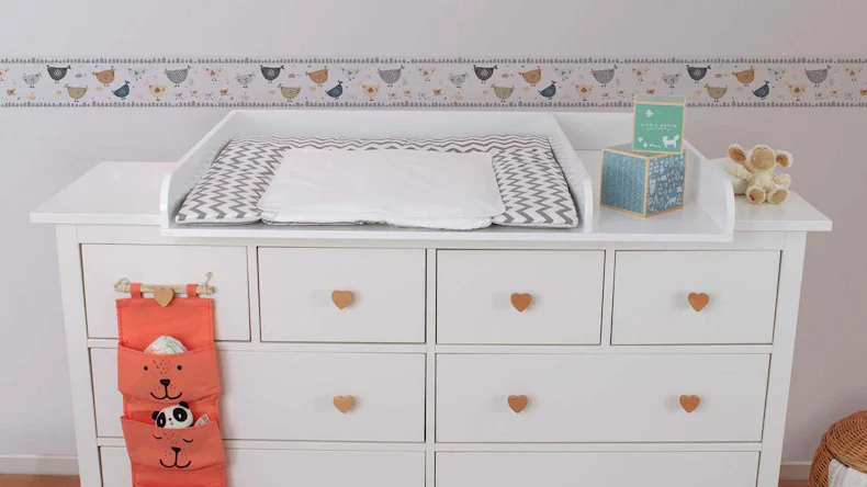 Papier (selbstklebend)tapete grau Modern Kinder Bilder Blumen & Natur Lovely Kids 727