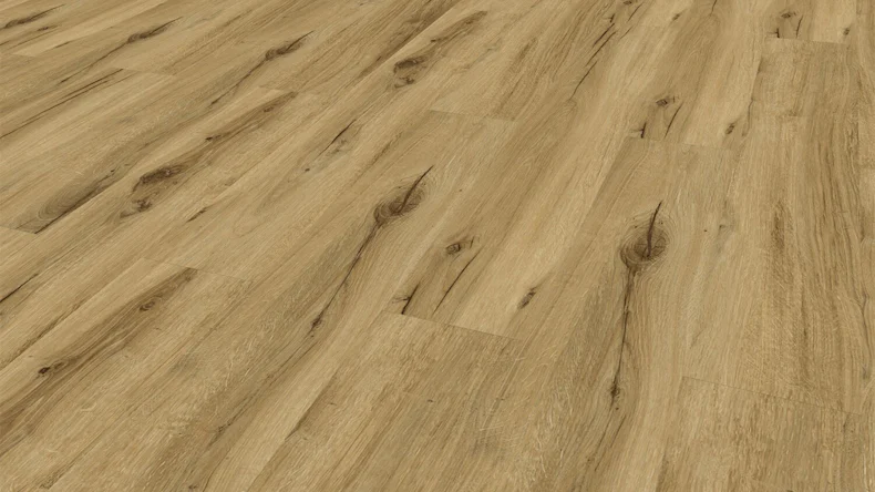 Gerflor Klick Vinyl - Senso Premium Rigid Acoustic Bambi fauve | Isolamento acustico integrato (40441629)