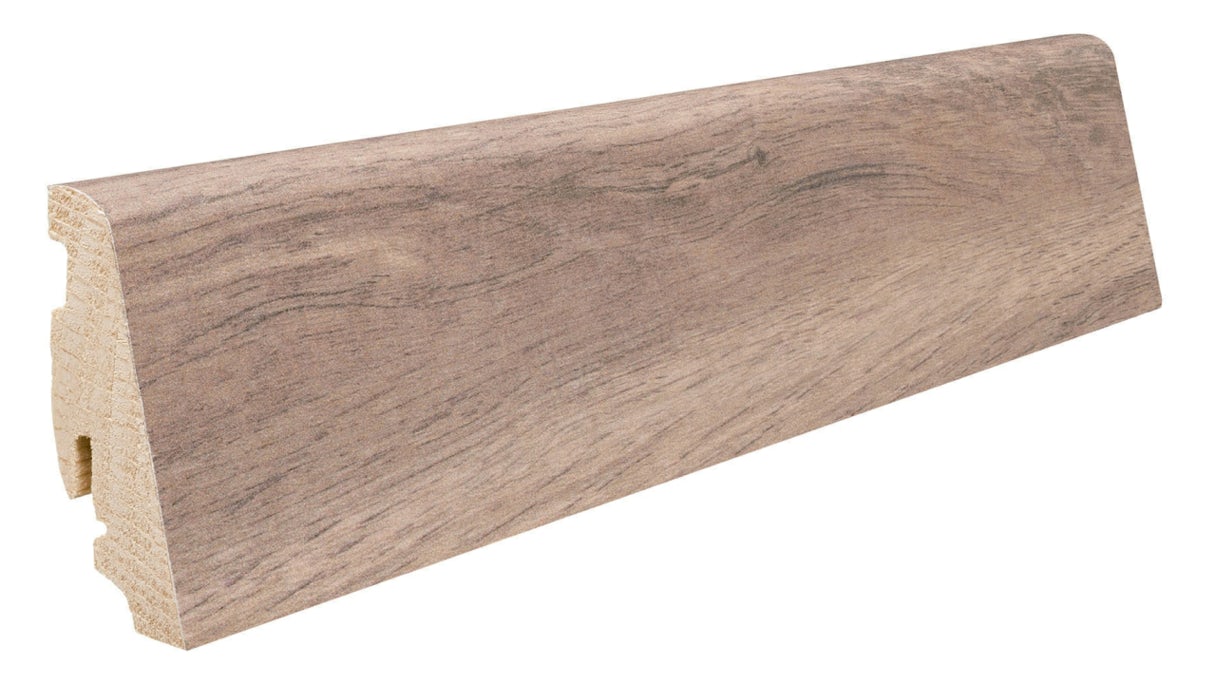 Battiscopa Haro 19 x 58 mm in legno di leccio crema