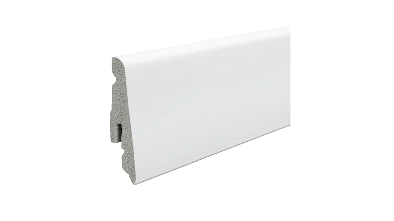 Haro Stecksockelleiste - PS-Schaum weiß wasserfest 14x58 mm (409780)
