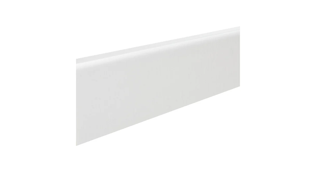 Plinthe Haro - feuille blanche, optique matte solide 2500 x 40 mm
