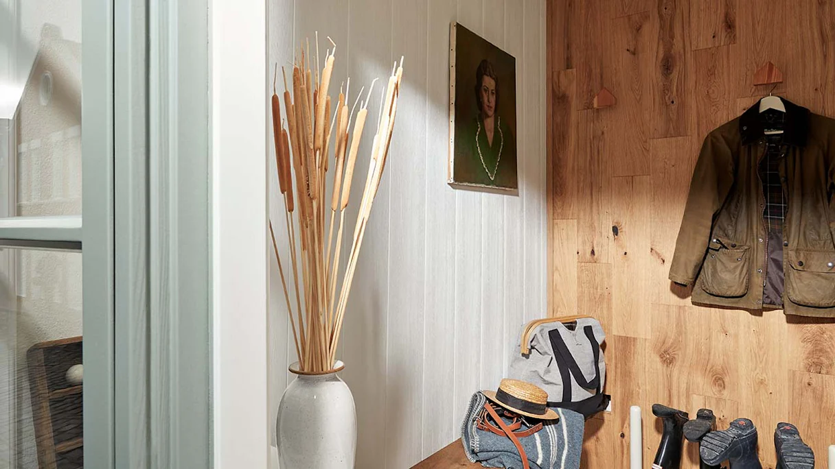 MeisterPanels lambris décor - Terra DP 250 Mountain Wood blanc 4205