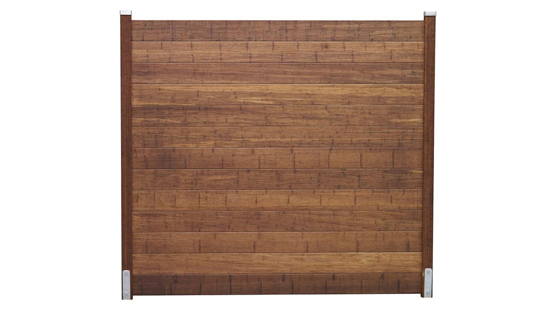planeo TerraWood - CRAFTED Steckzaun-Set Bambus braun 185 x 182 cm