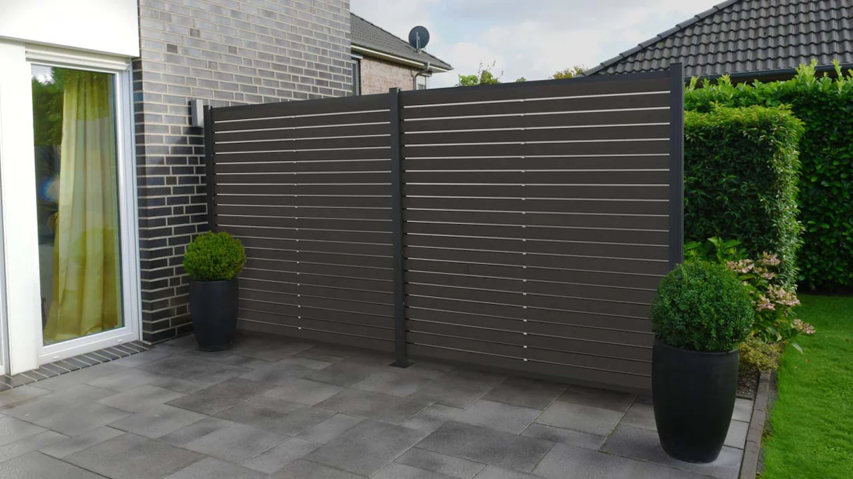 planeo TerraWood - DESIGNO Aluminium-Pfosten 180 cm anthrazit