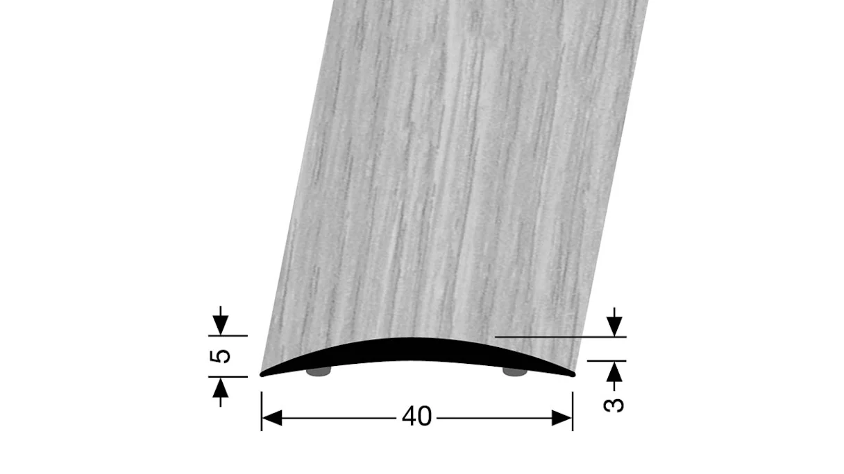planeo transition profile 40 oak whitewashed 270 cm