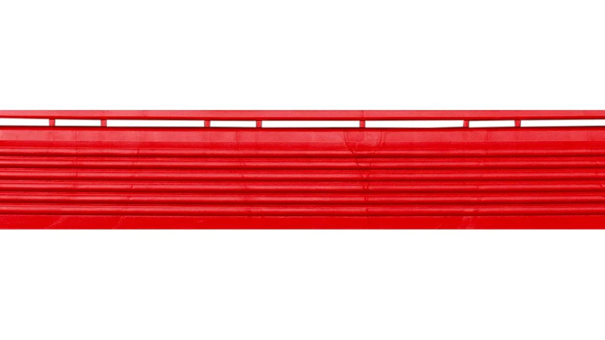planeo Seitenteil für 40 x 40 cm Klickfliesen - rot