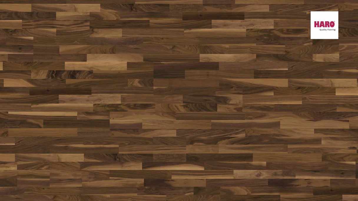 Haro Parquet Flooring - Series 4000 permaDur American Walnut Country (524444)