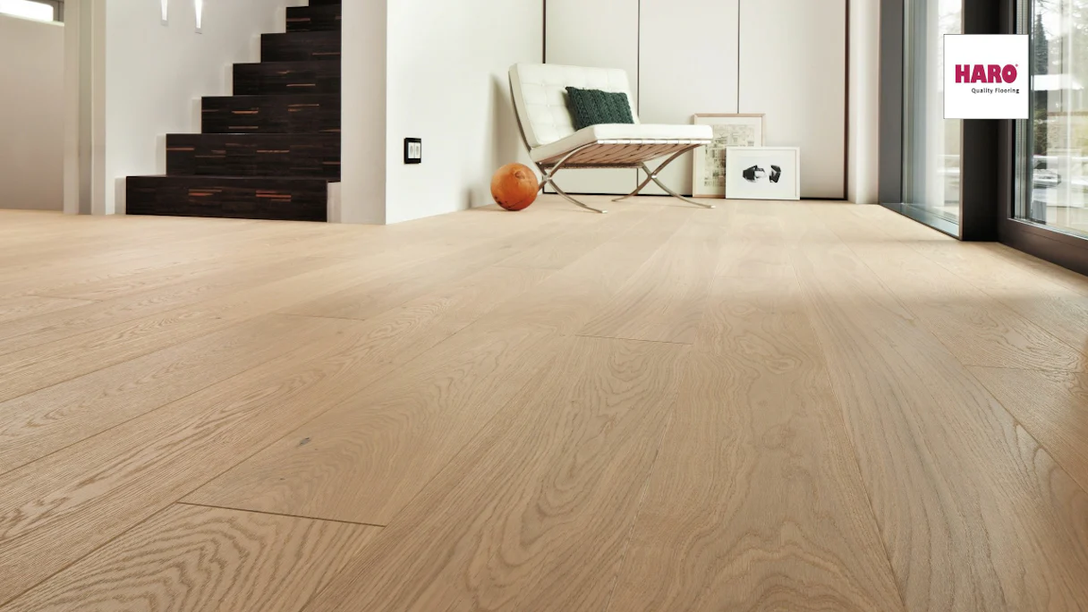 Haro Parquet Flooring - Series 4000 Puro naturaLin plus White Oak Markant (527326)