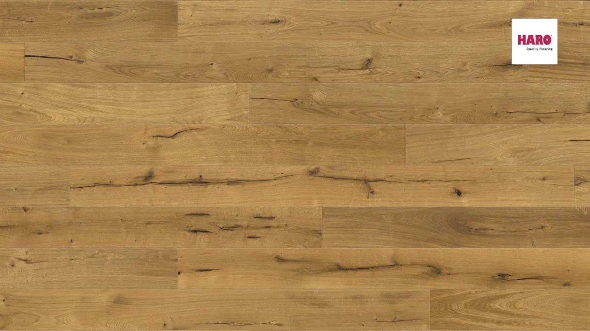 Haro Parquet Flooring - Series 4000 naturaLin plus Oak Alabama (529587)