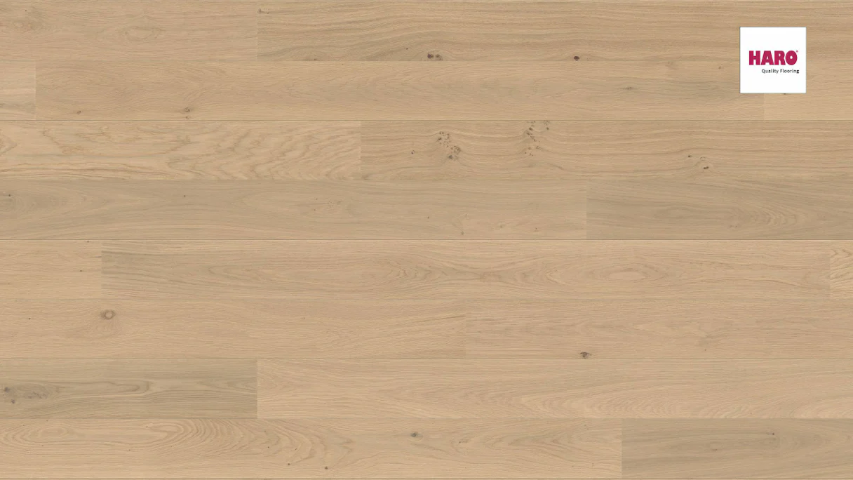 Haro Parquet Flooring - Series 4000 permaDur Oak light white Markant (531216)